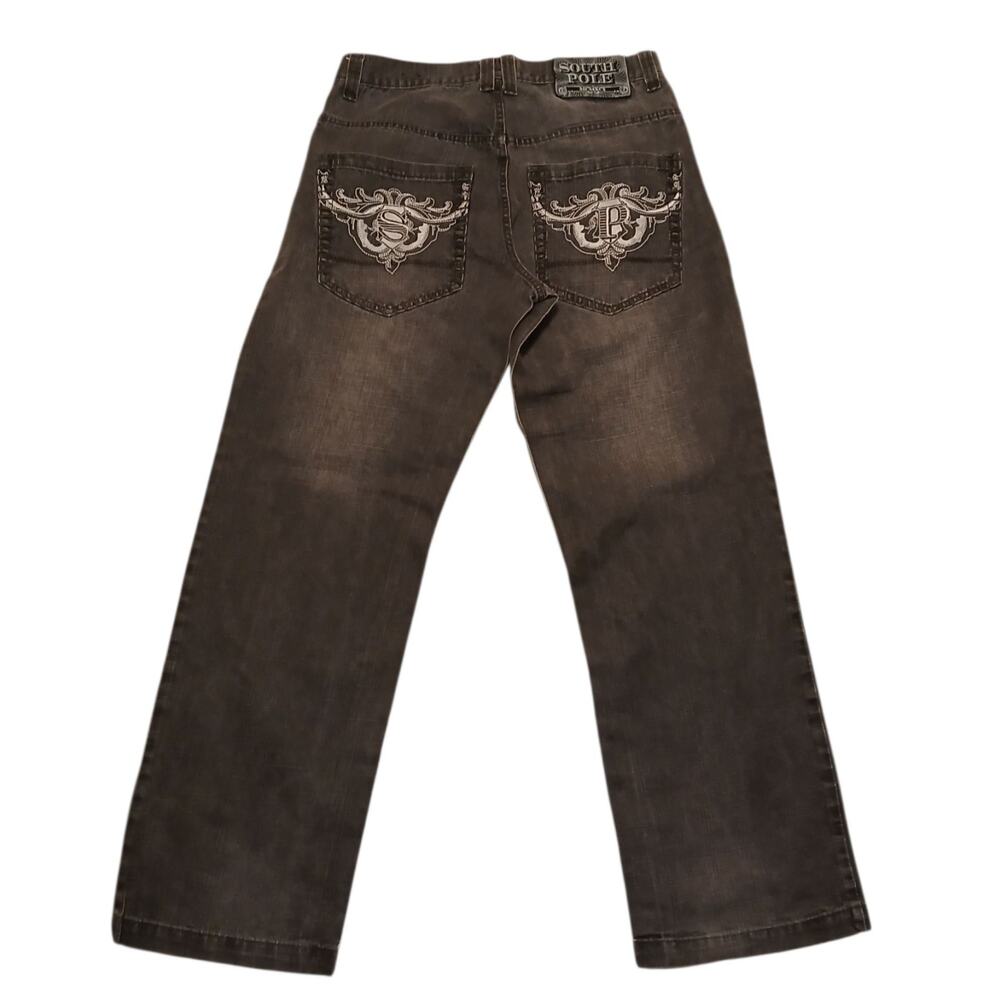 Southpole X-Clusive Jeans Mens 34x32 Relaxed Fit Straight Leg Gray Y2K 2000s‎